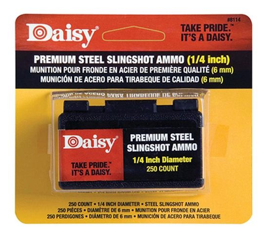 Daisy Slingshot Ammunition 1/4in Steel 500-Pack view 2