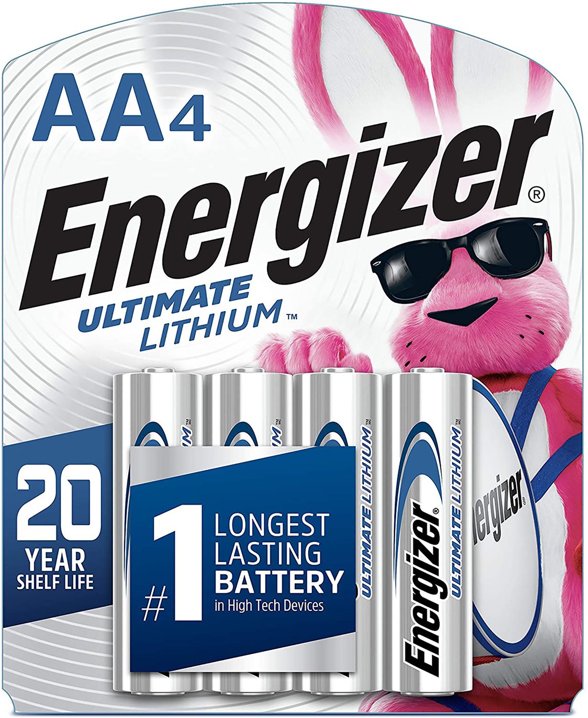 Rayovac Energizer L91SBP4H3 AA Ultimate Lithium Silver 1.5V Qty (4) Single