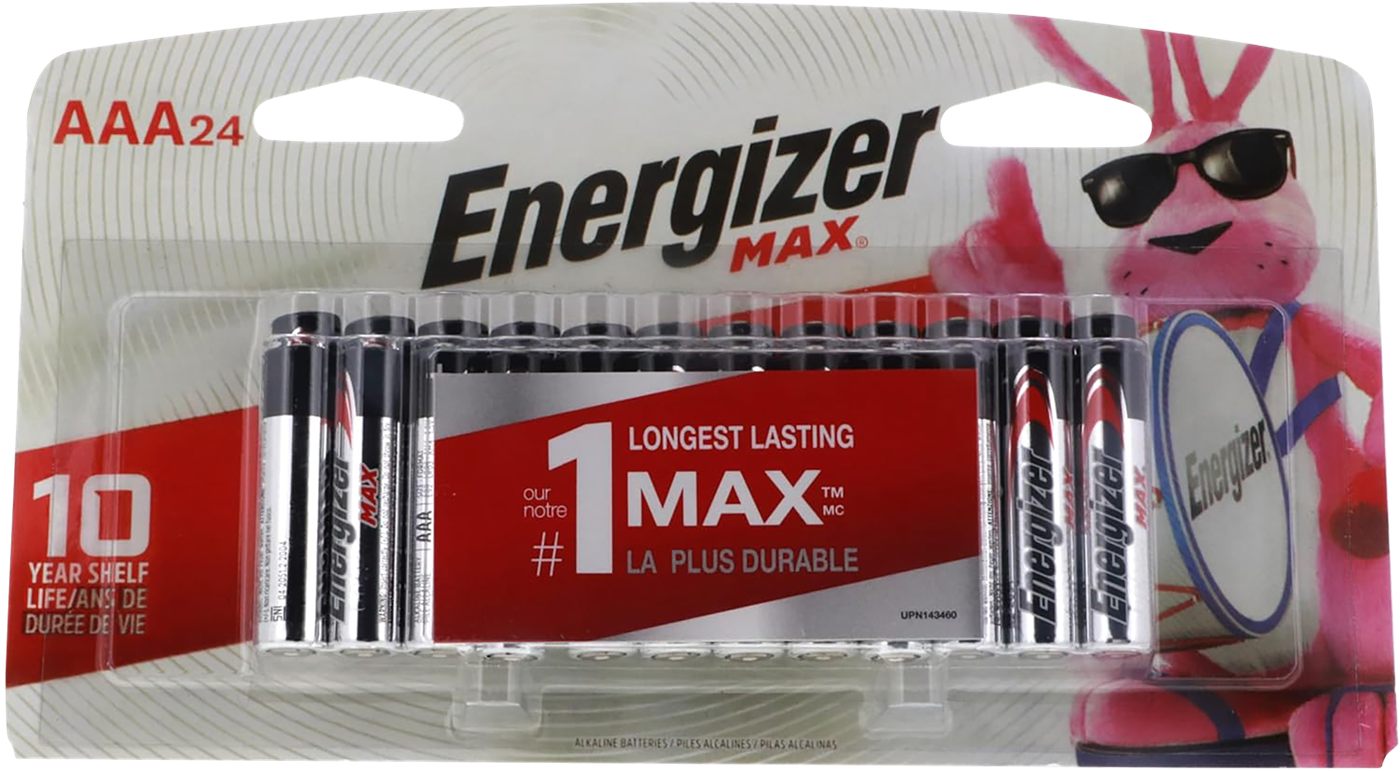 Rayovac Energizer E92BP24E4 AAA Max Black/Silver 1.5V Alkaline Qty (24) Sin