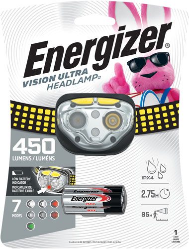 Energizer Battery HDE32E Vision Ultra 20/400 Lumens Red/Green/White IPX4 LE view 5