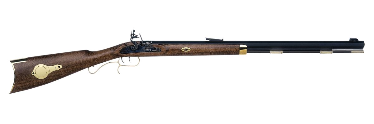 Traditions R2390801 Hawken Woodsman 50 Cal Flintlock 28in Octagonal, Blued