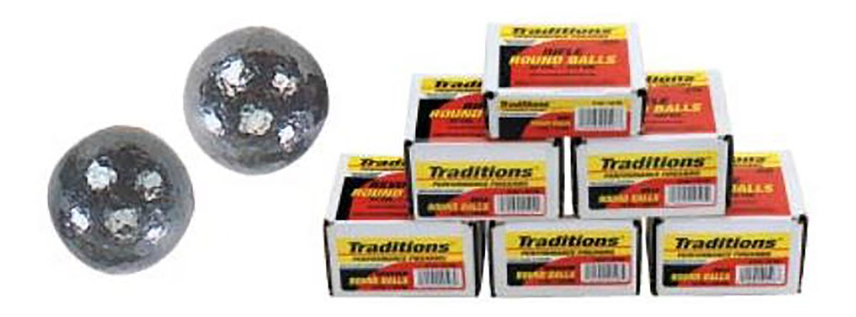 Traditions A1644 Rifle Round Balls 50 Cal Lead 177gr 100/Box