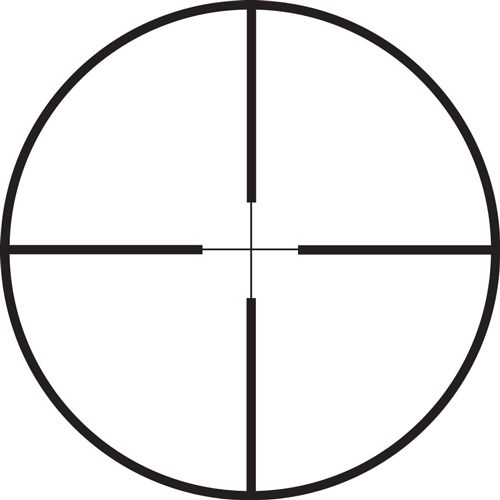 Traditions Performance Firearms 3-9x40 Matte Scope, Medium Rings and Two-Pi view 3