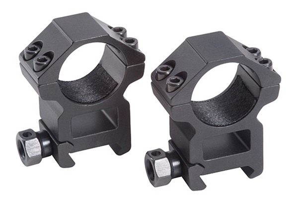 Traditions Performance Firearms Tactical Scope Rings 1in High - Matte Black