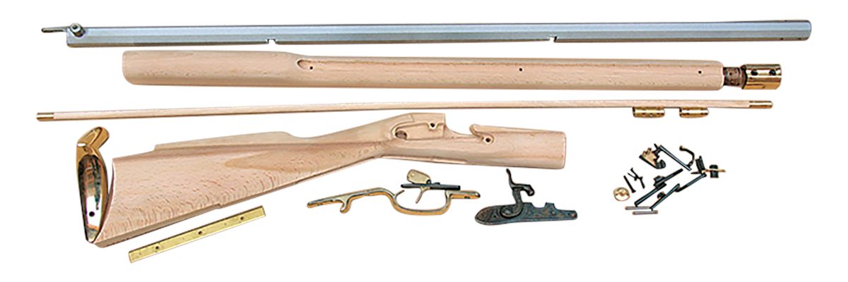 Traditions Black Powder Kentucky Rifle Build-It-Yourself Kit Select Raw Har