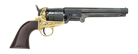 Traditions FR185118 1851 Navy Break Open 44 Cal 11 Percussion 7.50in 6 Shot view 2