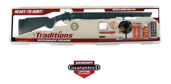 Traditions Redi-Pak Buckstalker XT Muzzleloader .50 cal Black/Blued view 2