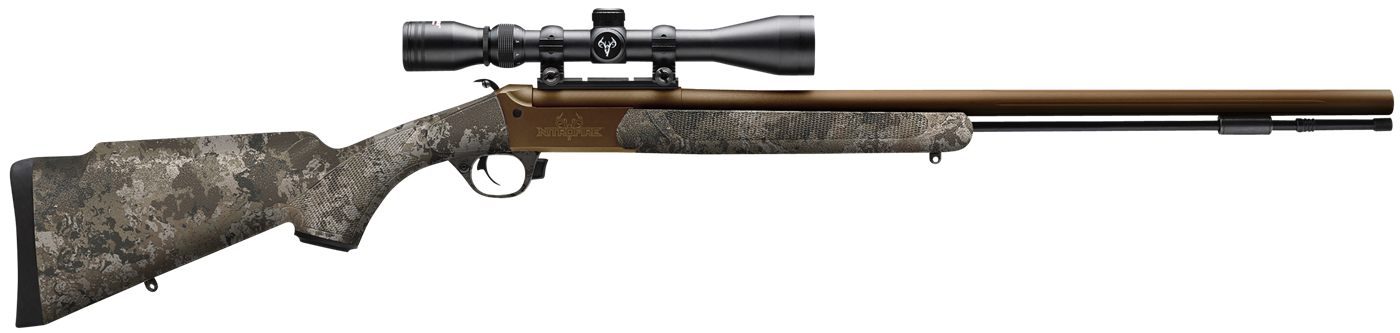Traditions CR5848804425 NitroFire Vapr w/Scope 50 Cal 209 Primer 26in Burnt view 2