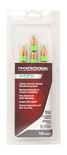 Traditions Smackdown MZX PT Muzzleloading Bullets 50 Cal .499 Dia 290 gr 15 view 4