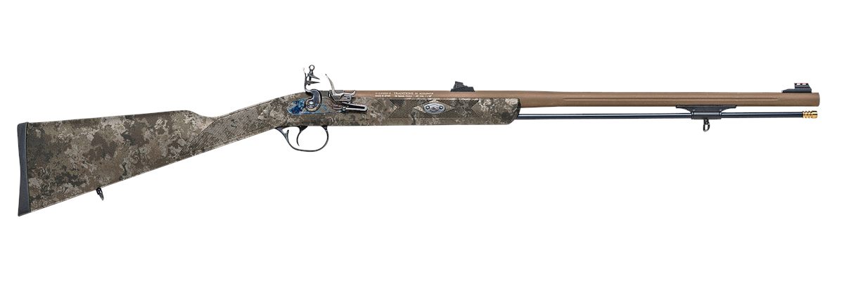 Traditions R3880525 PA Pellet Ultralight 50 Cal Flintlock 26in Burnt Bronze