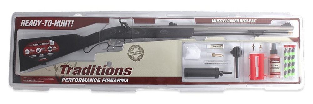 Traditions Performance Firearms ShedHorn Redi-Pak Muzzleloader Rifle Kit .5
