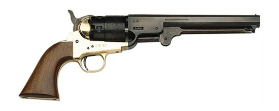 Traditions FR18511 1851 Navy Break Open 44 Cal 11 Percussion 7.50in 6 Shot view 2