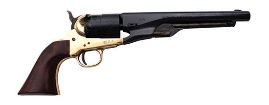 Traditions BP Revolver 1860 Colt Army 44 CAL 8in Brass/WAL