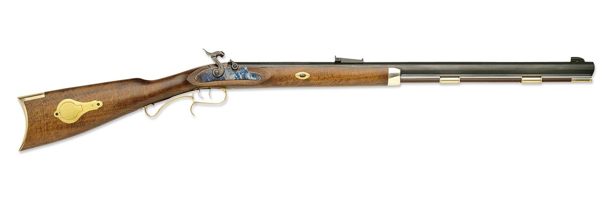 Traditions R24008 Hawken Woodsman 50 Cal Percussion 28in Blued/Hardwood