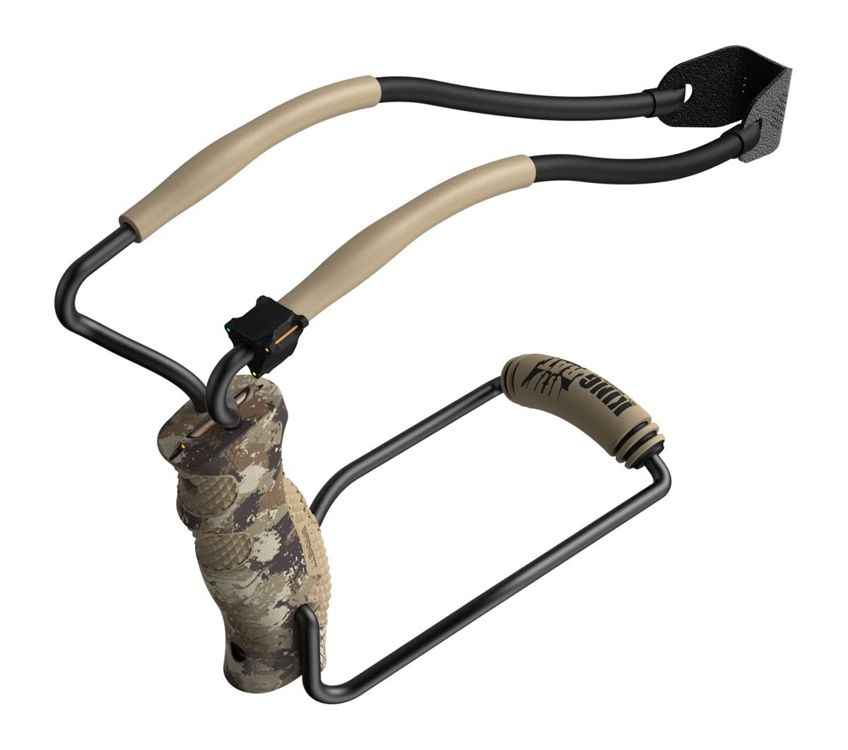 Barnett King Rat Slingshots, Black Widow Hunter Slingshot, Includes Double view 2