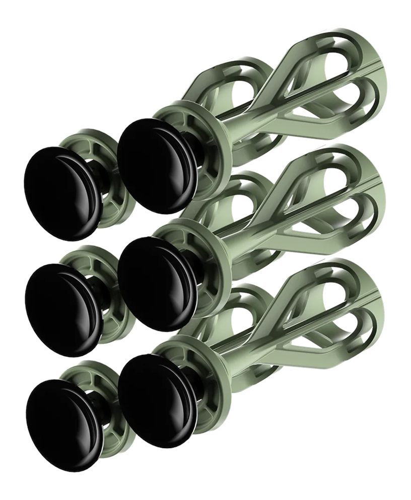 Barnett Phantum Series Suction Crossbow Darts 6 Pack, Made OD Green view 2