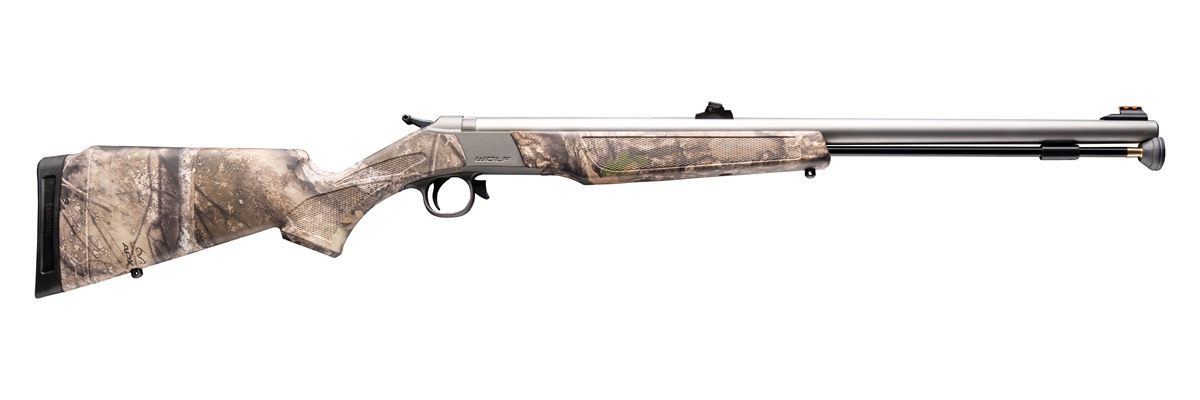 CVA PR2120S Wolf 50 Cal 24in Stainless Single Shot Barrel, Drilled Tapped S