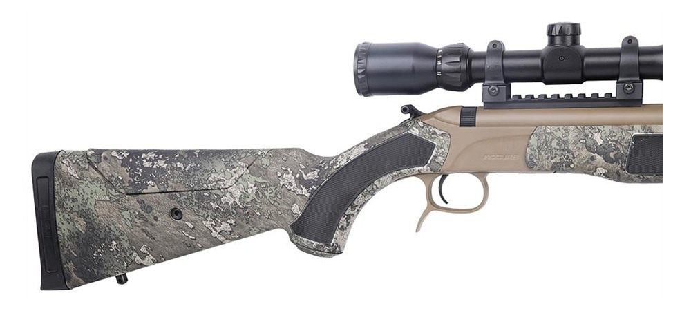 CVA Accura LR-X Muzzleloader Rifle .50 cal 30in 3/4x20 Threaded Barrel FDE view 2