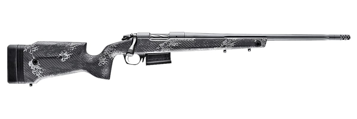 Bergara Rifles B14SM759 Crest 6.5 PRC 3+1 20in Fluted/Threaded, Sniper Gray
