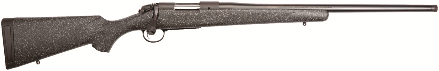 Bergara B14 Ridge 7MM PRC 22in 5 Threaded BLK/BLK W/Grey SYN view 2