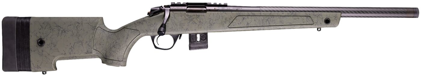 Bergara Rifles BMR012 Carbon Fiber 17 HMR 10+1 18in Threaded Barrel, Black