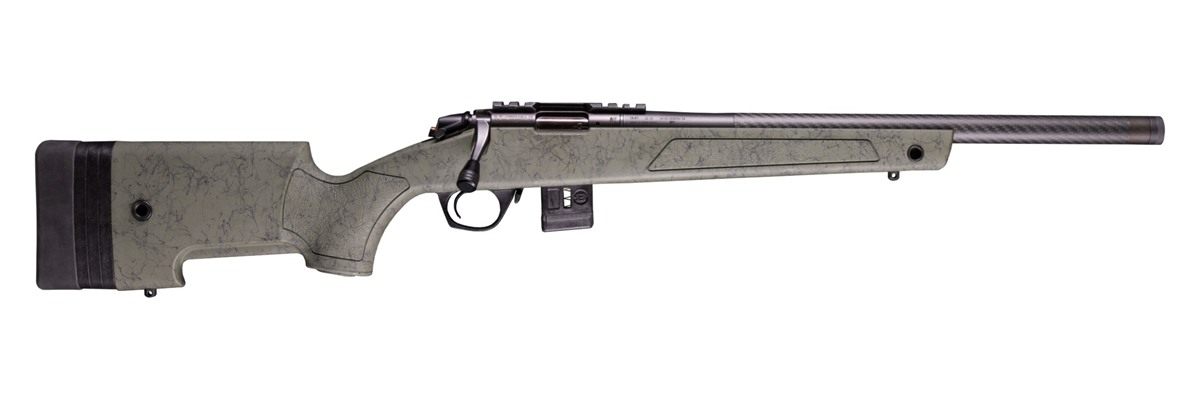 Bergara Rifles BMR012 Carbon Fiber 17 HMR 10+1 18in Threaded Barrel, Black view 2