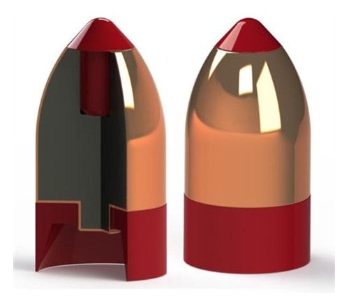 Blackpowder Products Powerbelt AeroTip Copper-Plated Muzzleloader Bullets .