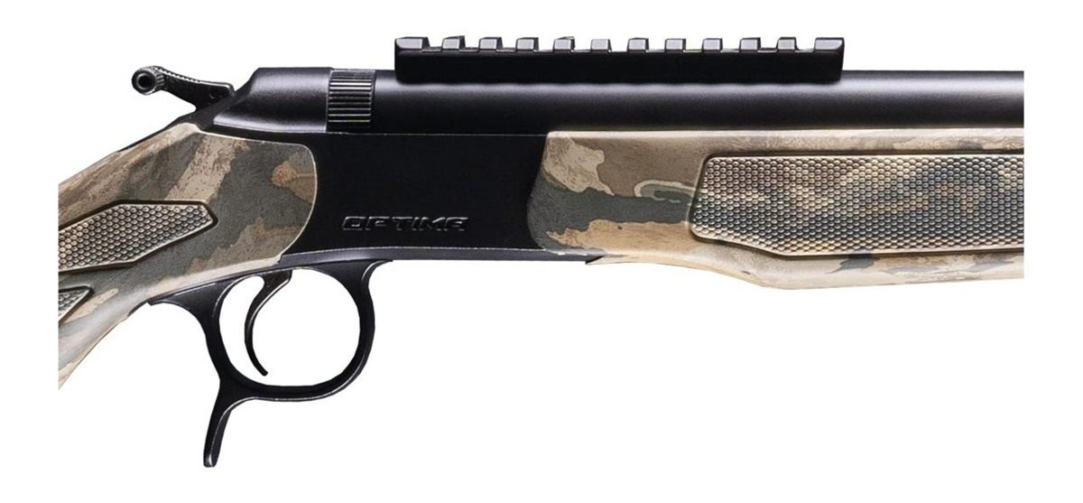 CVA PR2047NM Optima 50 Cal 26in Black Nitride Fluted Barrel, 0 MOA Picatinn view 4