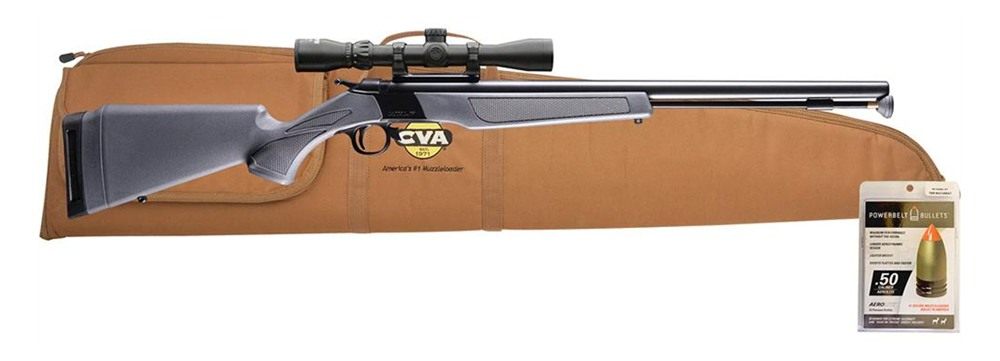 CVA PR2119SCP Wolf w/Optic 50 Cal 24in Blued Steel Barrel Drilled Tapped Re view 4