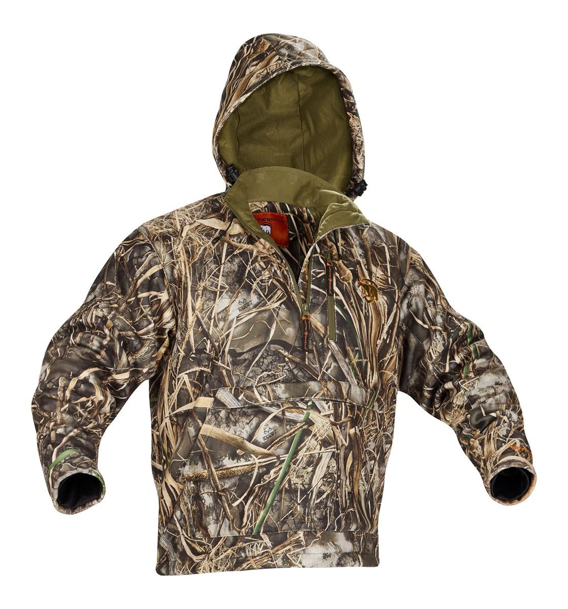 ArcticShield Barricade Fleece Pullover Jacket, Realtree Max 7, 2XLarge