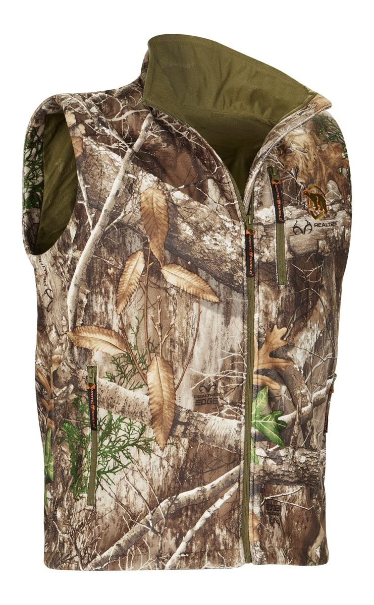 ArcticShield Barricade Fleece Vest, Realtree Edge, Large