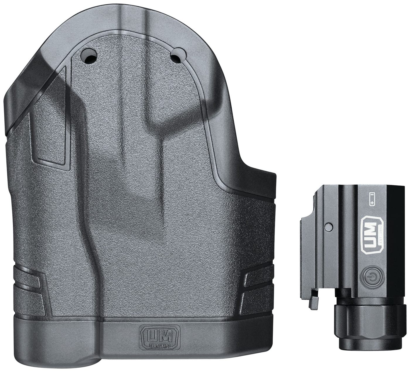 Uncle Mike's Spyros Holster System with 150 Lumen LED Light, Black