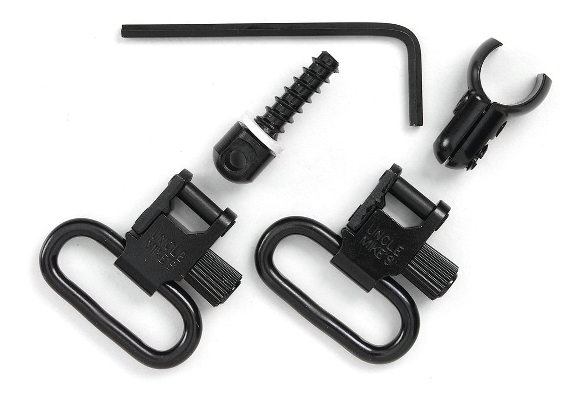 Uncle Mike's Quick Detachable .22 Tube Magazine Magnum Band Sling Swivels (