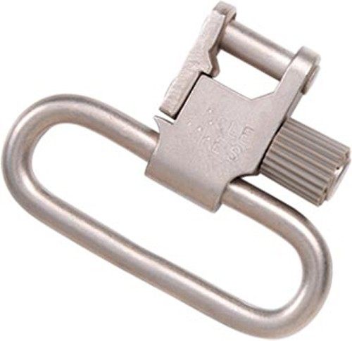 Uncle Mike's SS BL Nickel Quick Detach Sling Swivels, 1 1/4-Inch view 2