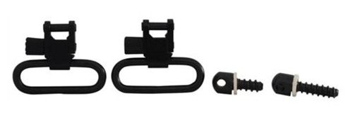 Uncle Mike's QD 115 Swivel - Tri-Lock - Standard RGS Blued 1 1/4', Wood Scr view 3