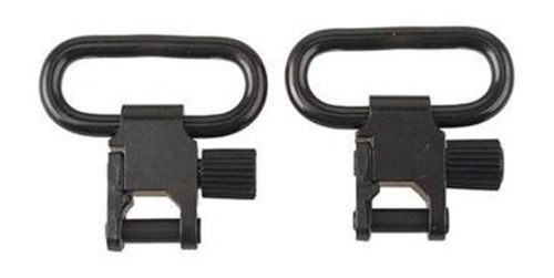 Uncle Mike's Tri-Lock Quick Detach Blued Sling Swivel Set, 1 1/4-Inch, Blac view 3