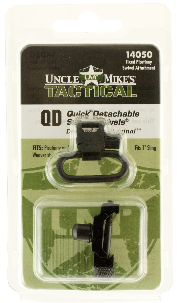 Uncle Mike's Fixed Quick Detachable Swivel Picatinny Attachment, 1-Inch Loo