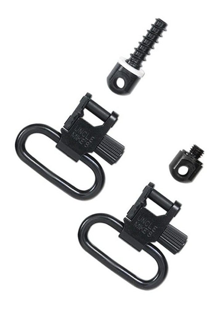 Uncle Mike's Quick Detachable Fore End Band Style Sling Swivels (Blued, 1-I view 2
