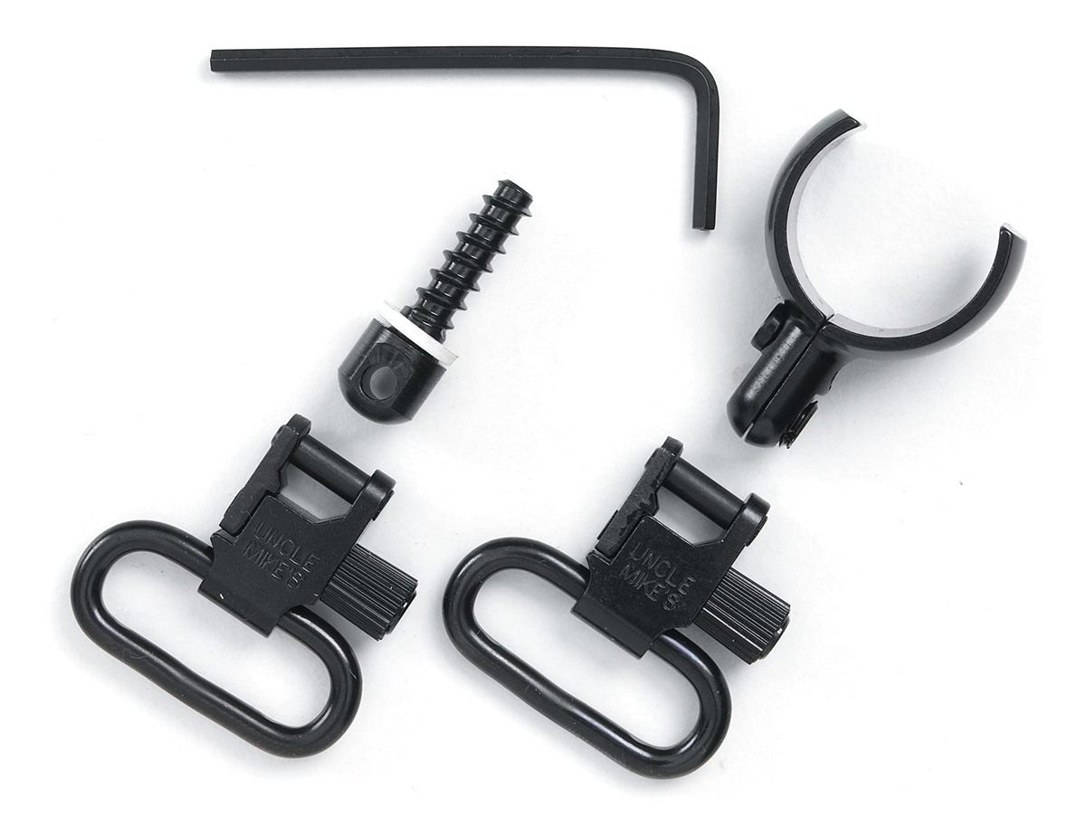 Uncle Mike's unisex adult QD 115 SG-4 Blued 1', Clam Magnum Band Swivel Sin