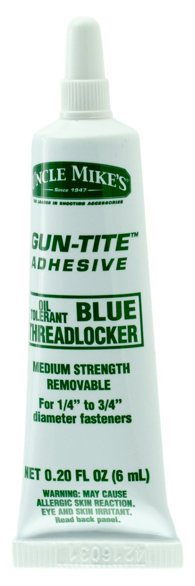Uncle Mike's Gun-Tite Glue Resealable Tube, Blister 16310, Black