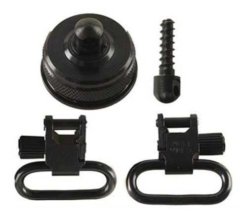 Uncle Mike's Quick Detach Swivels QD REM 870 12 Gauge Blued 1in External Ra view 2