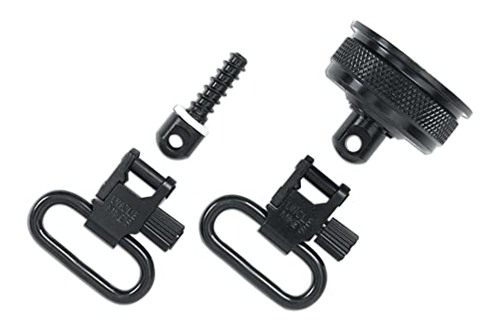 Uncle Mike's Quick Detach Swivels QD REM 870 12 Gauge Blued 1in External Ra view 3