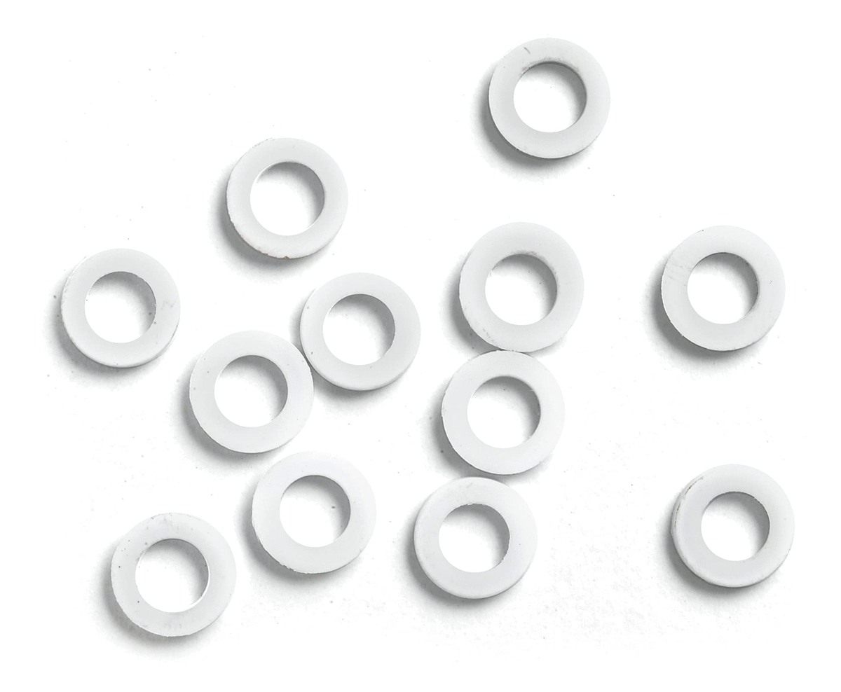 Uncle Mike's Sling Swivel White Spacers, Pack of 12