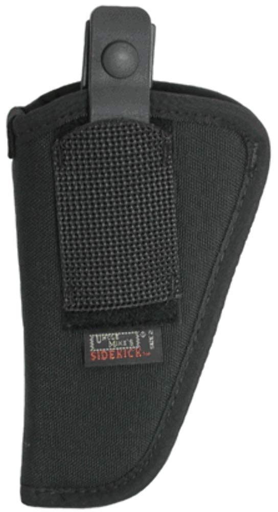 Uncle Mike's Sidekick Ambidextrous Hip Holster, Black, 3-4in BBL Medium/Lar view 2