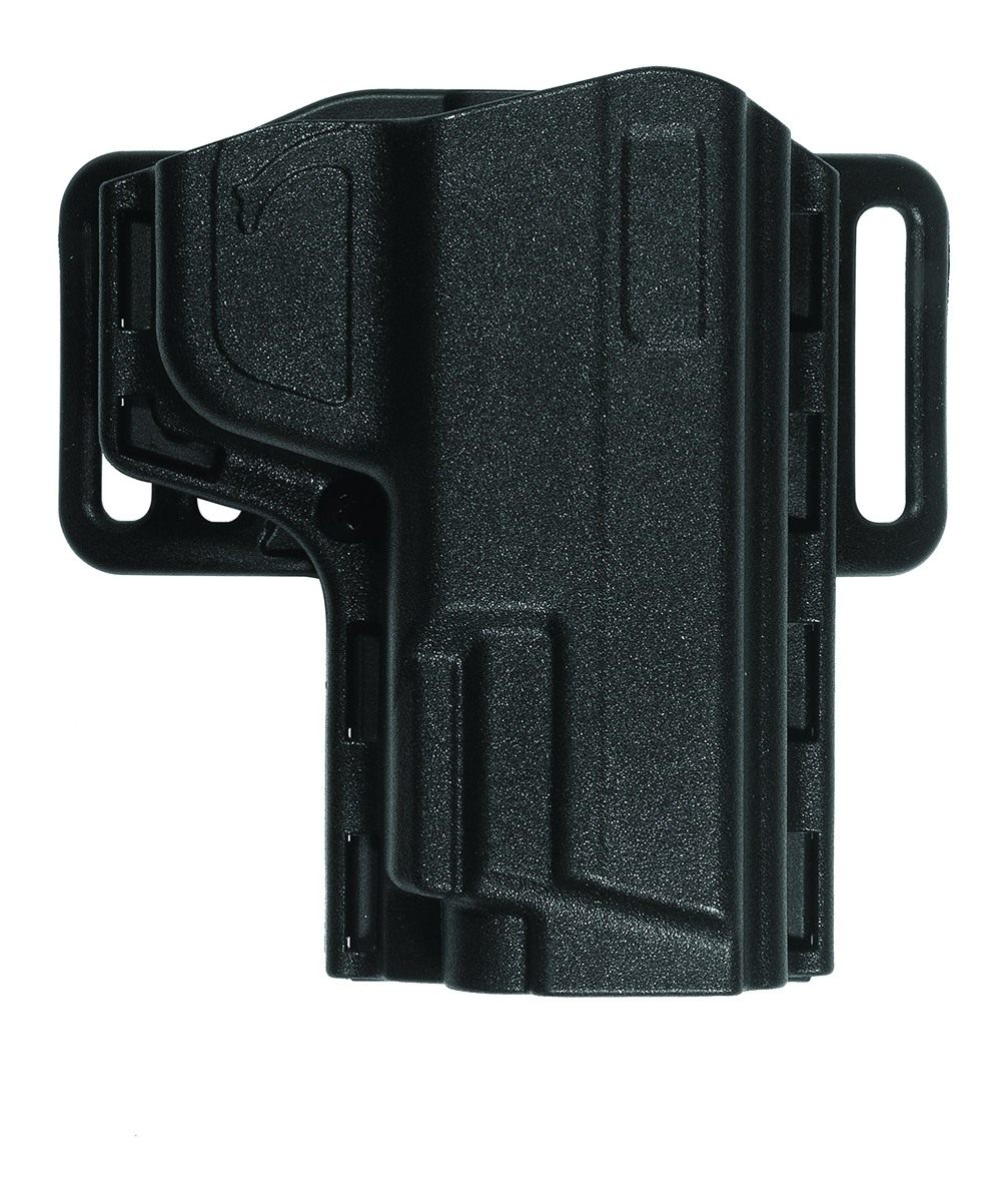 Uncle Mike's Tactical Reflex Open Top Holster, Right Hand, Black,Size 27 (S
