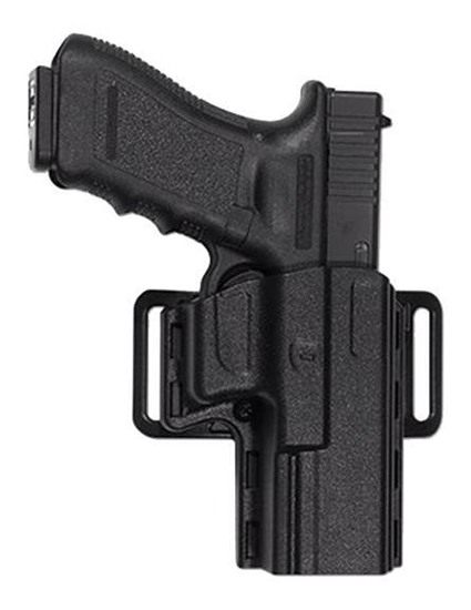 Uncle Mike's Tactical Reflex Open Top Holster, Right Hand, Black,Size 27 (S view 2