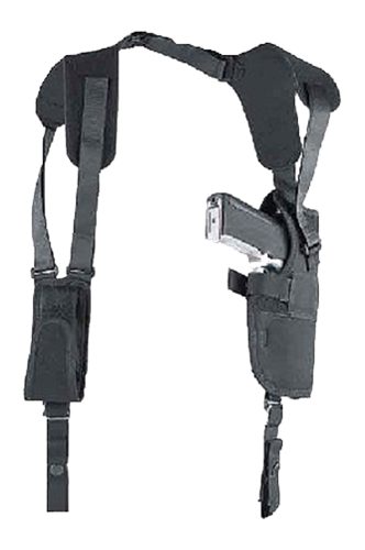 Uncle Mike's Off-Duty and Concealment Kodra Nylon Vert Shoulder Holster (Bl view 2