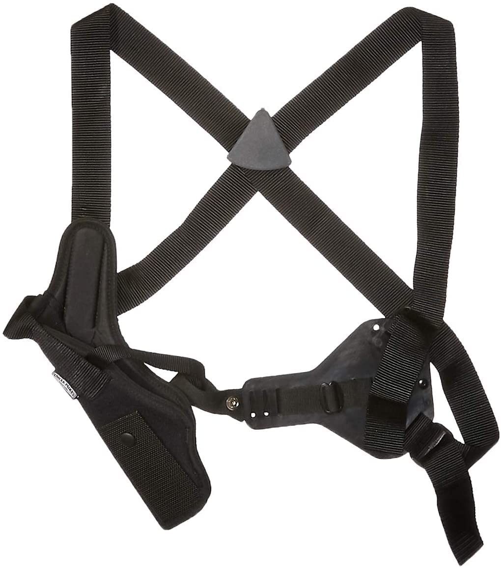 Uncle Mike's Black Kodra Nylon Sidekick Vertical Shoulder Holster (Size 0