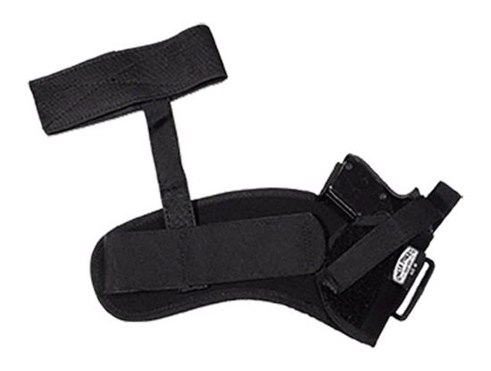 Uncle Mike's Off-Duty and Concealment Kodra Nylon Ankle Holster (Black, Siz view 2