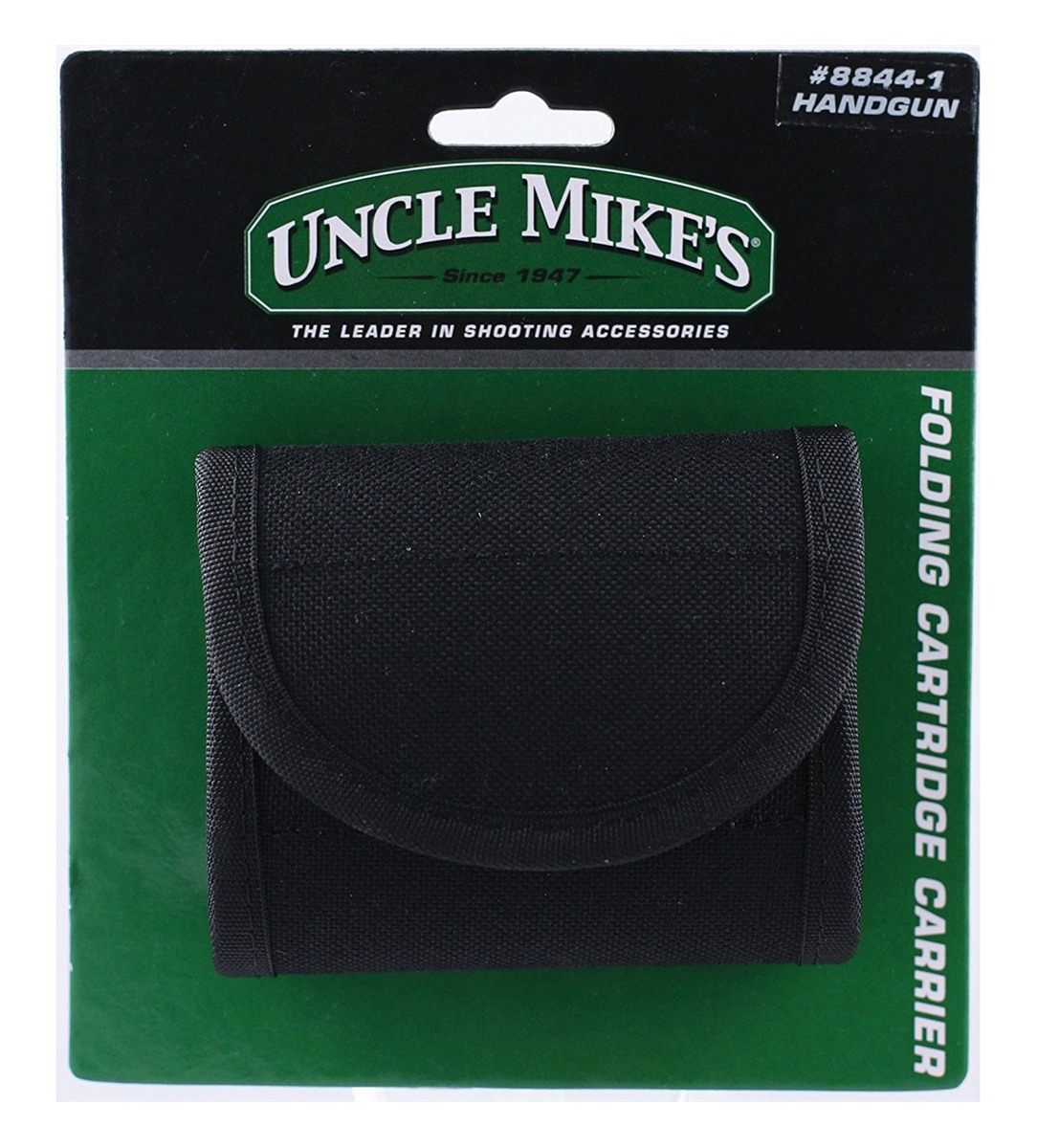 Uncle Mike's Kodra Folding Handgun Cartridge Carrier, Black
